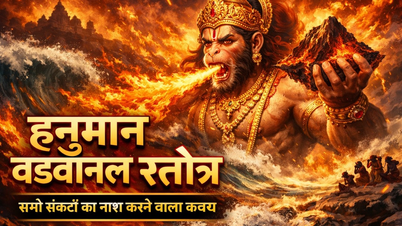 हनुमान वडवानल स्तोत्र | Hanuman Vadvanal Stotra | संकट नाशक हनुमान स्तोत्र | Powerful Hanuman Stotra