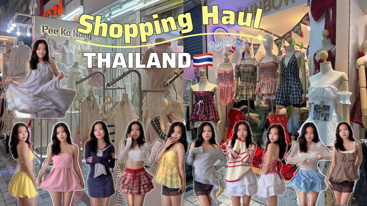 Clothing Haul💋 | Thailand vlog🇹🇭 