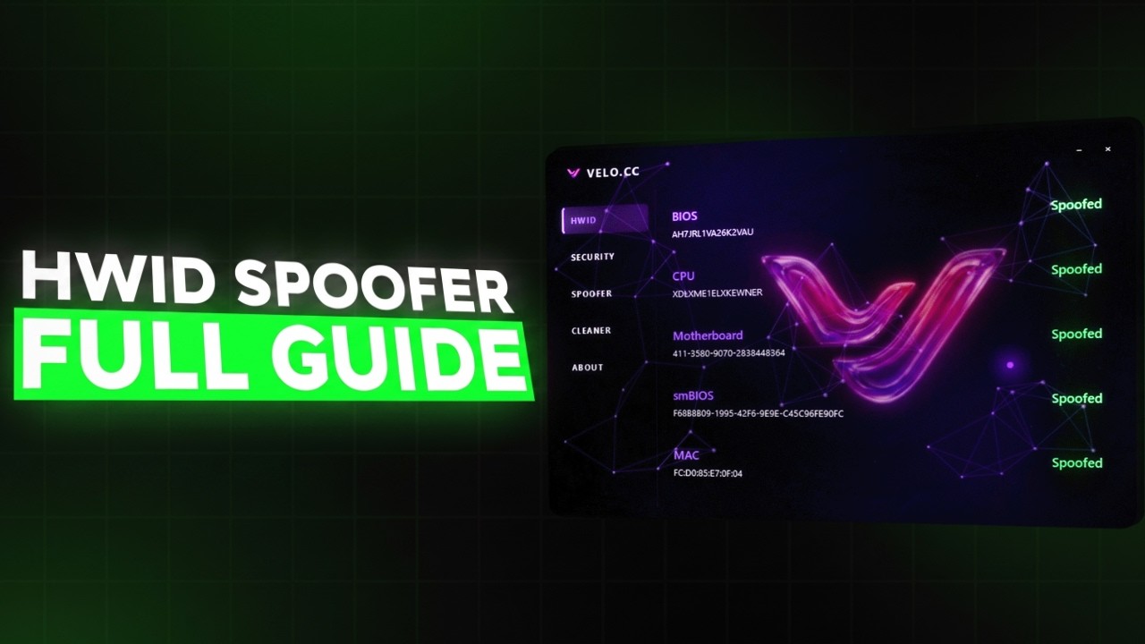 HWID Spoofer Guide - UNBANNED FOREVER (Works On ANY Game)