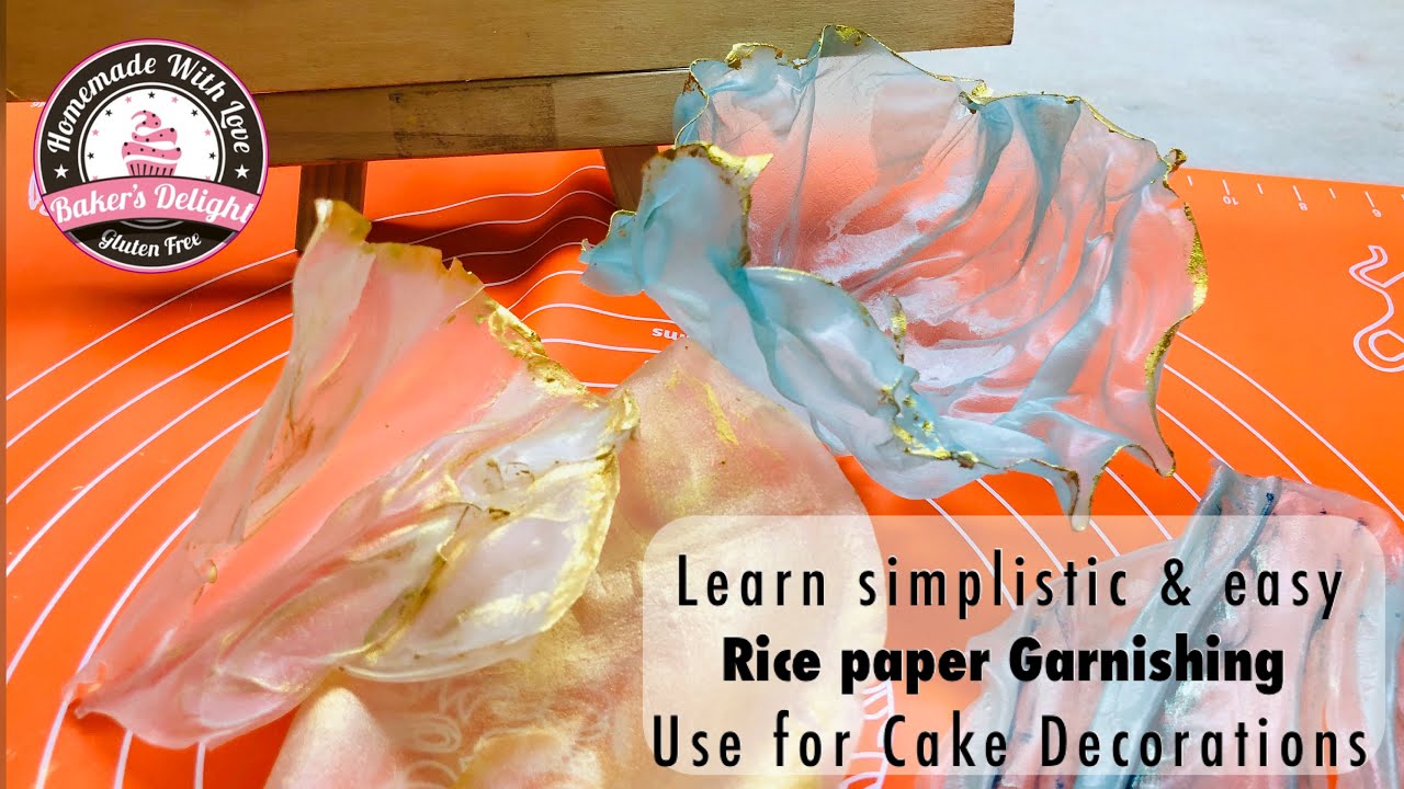 Rice Paper Toppers by Baker’s Delight