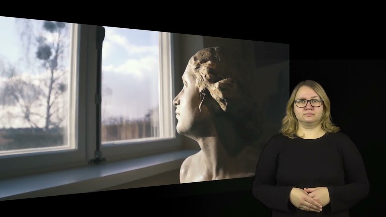 Apie skulptorių Juozą Zikarą su vertimu į gestų kalbą