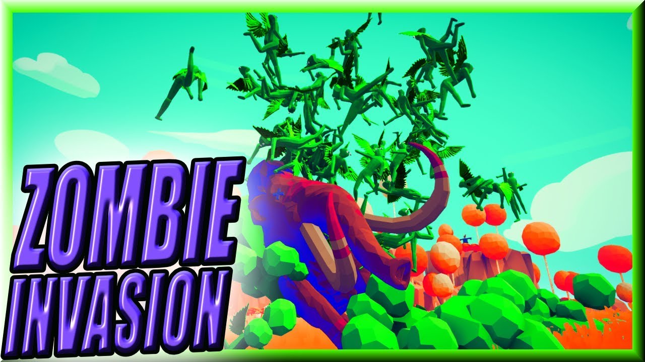 TABS - Zombie Invasion! Reality Break Campaign #1 with Zombie MODS GAMEPLAY