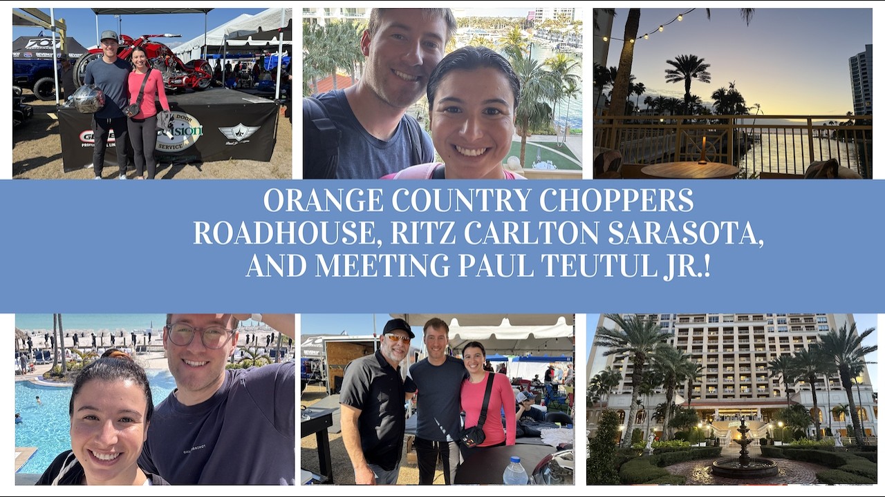 WE MET PAUL TEUTUL JR.! ritz carlton sarasota, occ roadhouse, thunder by the bay | Meghan and Andrew