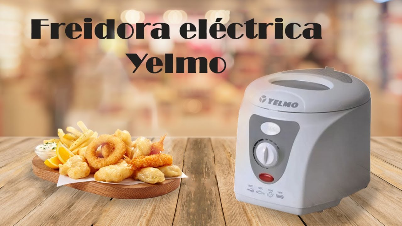 Freidora El&eacute;ctrica Yelmo / Preparaci&oacute;n Papa Frita / Alitas De Pollo