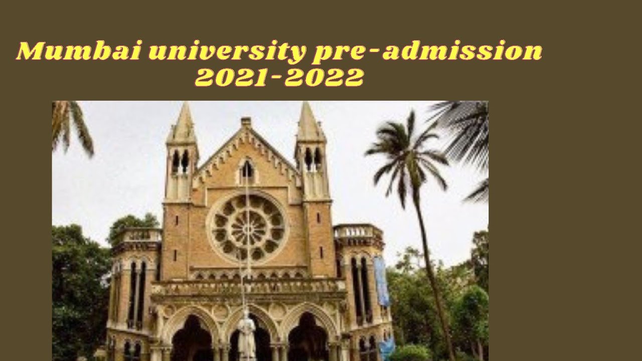 Mumbai university pre-admission form 2021