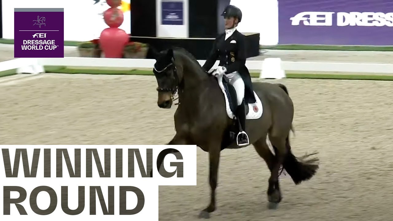 Bredow-Werndl qualifies for Leipzig! | Winning Round | FEI Dressage World Cup™ s-Hertogenbosch (NED)