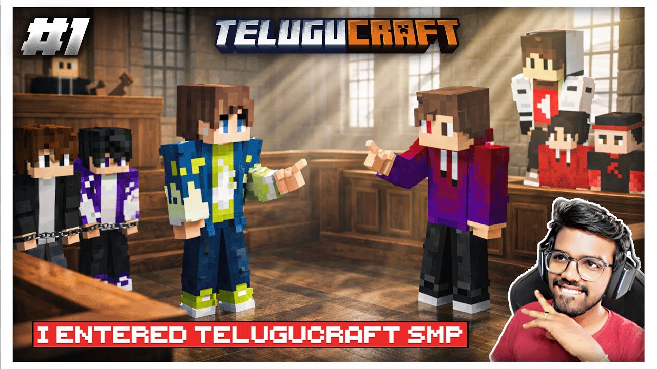 My Entry as LAWYER in TeluguCraft SMP ⚖️