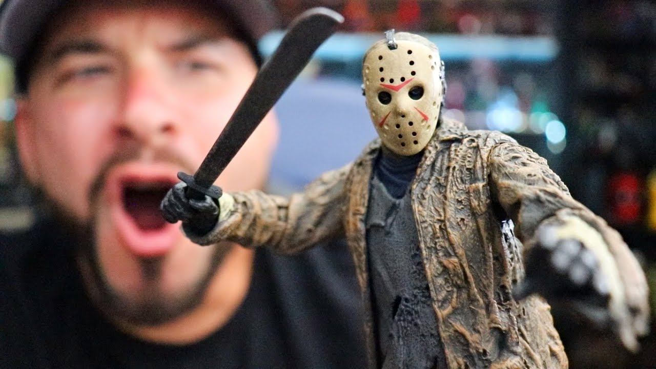 Обзор фигурки NECA Freddy Vs Jason Ultimate Jason Vorhees! ЭПИЧЕСКАЯ РАСПАКОВКА!