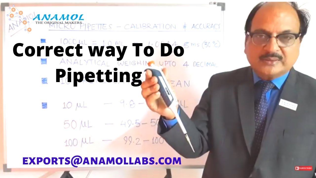 How to Practice Proper Pipetting Technique in  any laboratory [English]