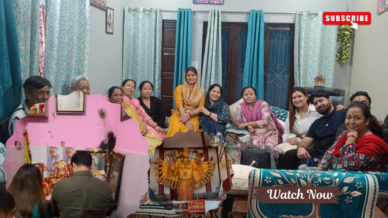 First visit to relatives’ home after marriage 🎉🥰 