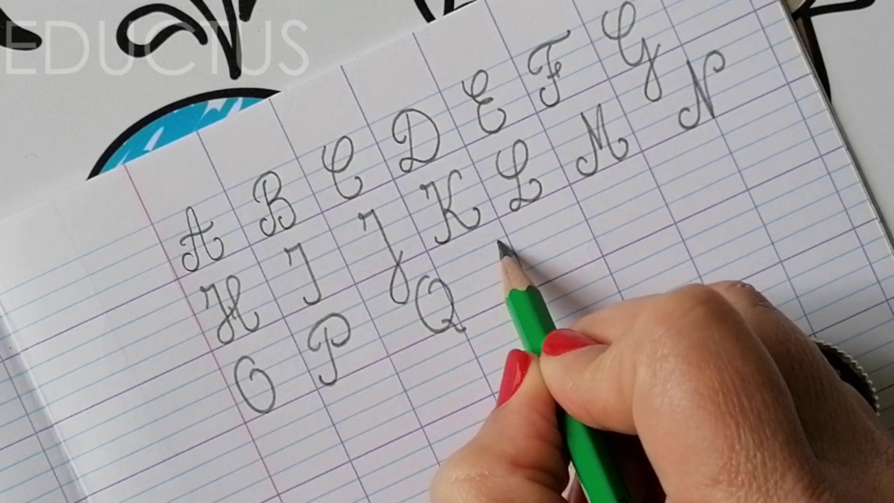 #8 Les majuscules cursives
