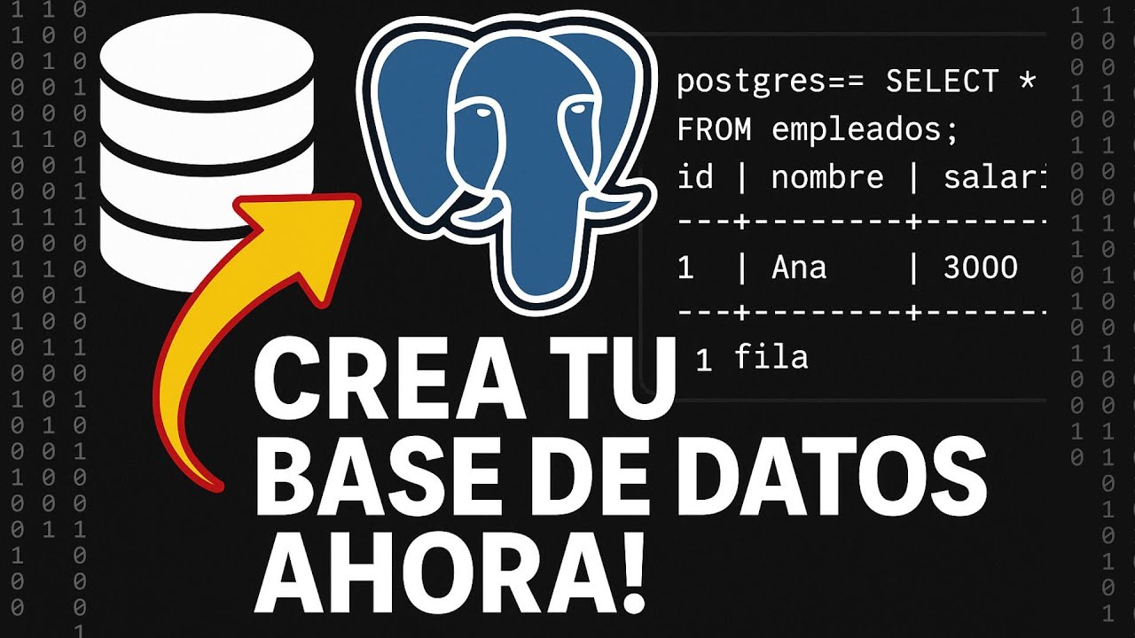 CURSO COMPLETO de SQL y BASE de DATOS desde CERO para PRINCIPIANTES