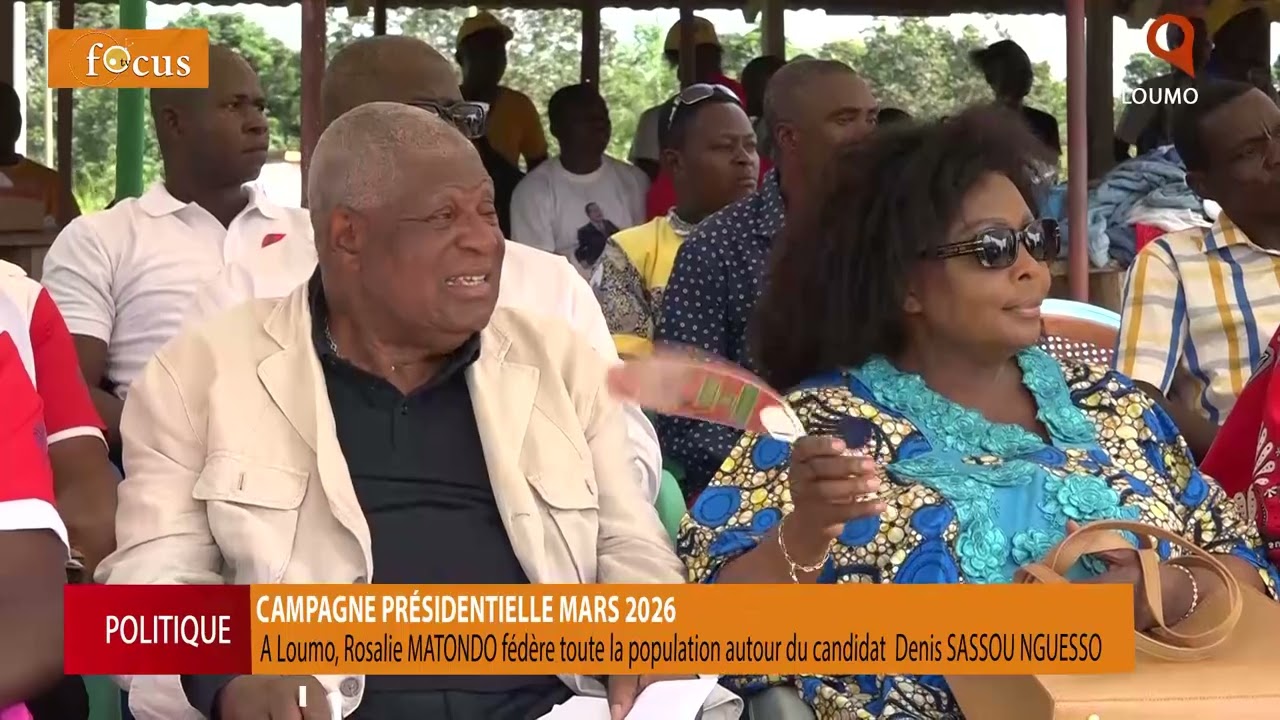 À Loumo , les populations réaffirment leur confiance à Denis Sassou-Nguesso. 
