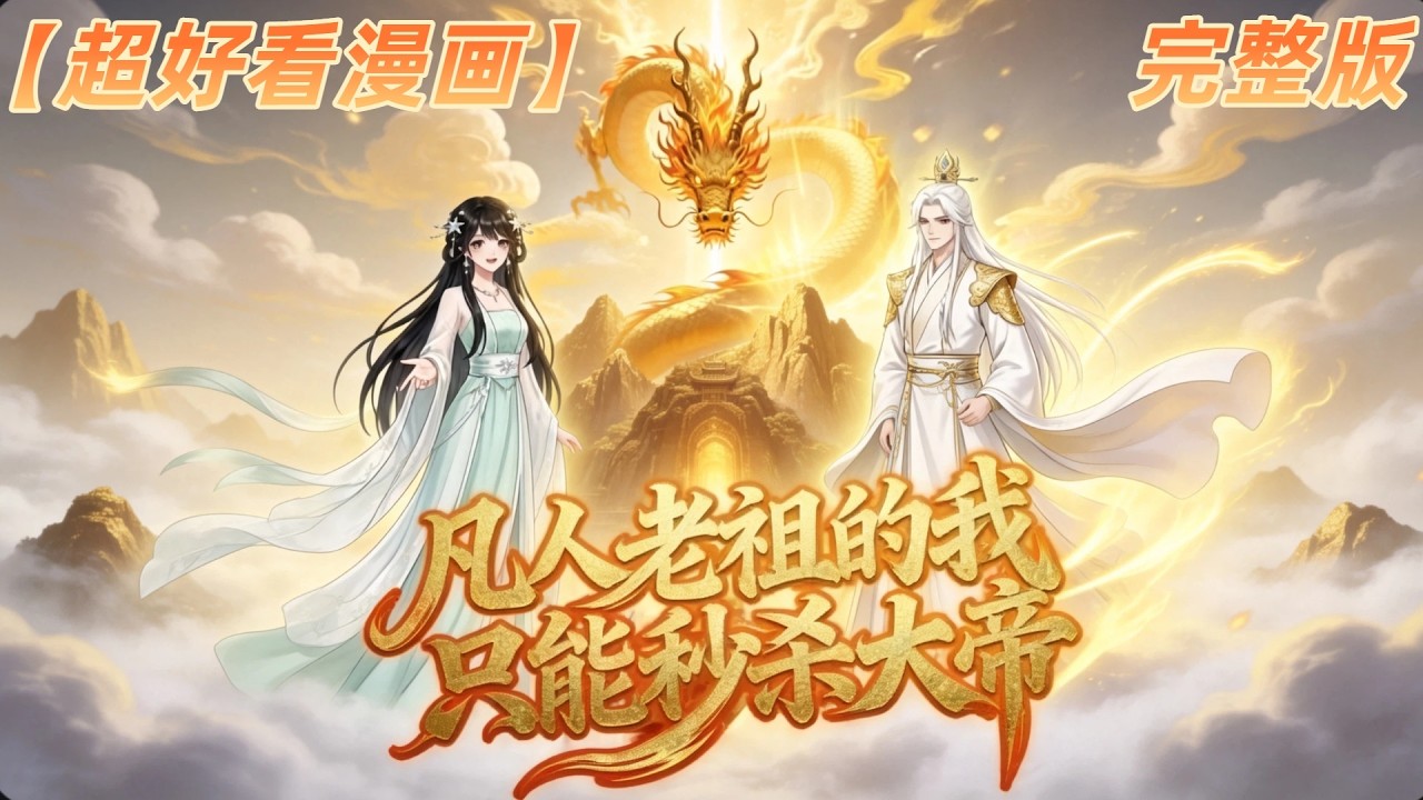 🔥一口气看完【凡人老祖的我只能秒杀大帝】完整版 | 穿越成宗门老祖毫无修为，却觉醒专属系统，一指秒杀各路大帝震慑诸天 #凡人老祖的我只能秒杀大帝 #漫剧合集 #玄幻爽漫