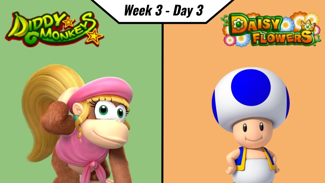Week 3 - Day 3 | Akeil Monkeys VS. Gumi Flowers