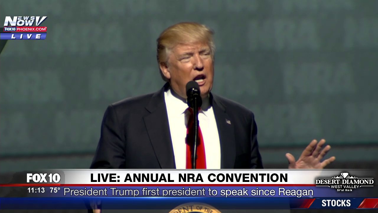 FULL SPEECH: Trump Speaks at NRA Convention in Atlanta, First President to Do So Since Reagan (FNN)