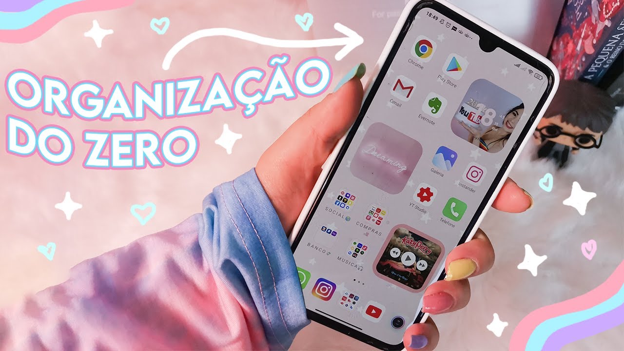 ORGANIZANDO MEU CELULAR DO ZERO ♡