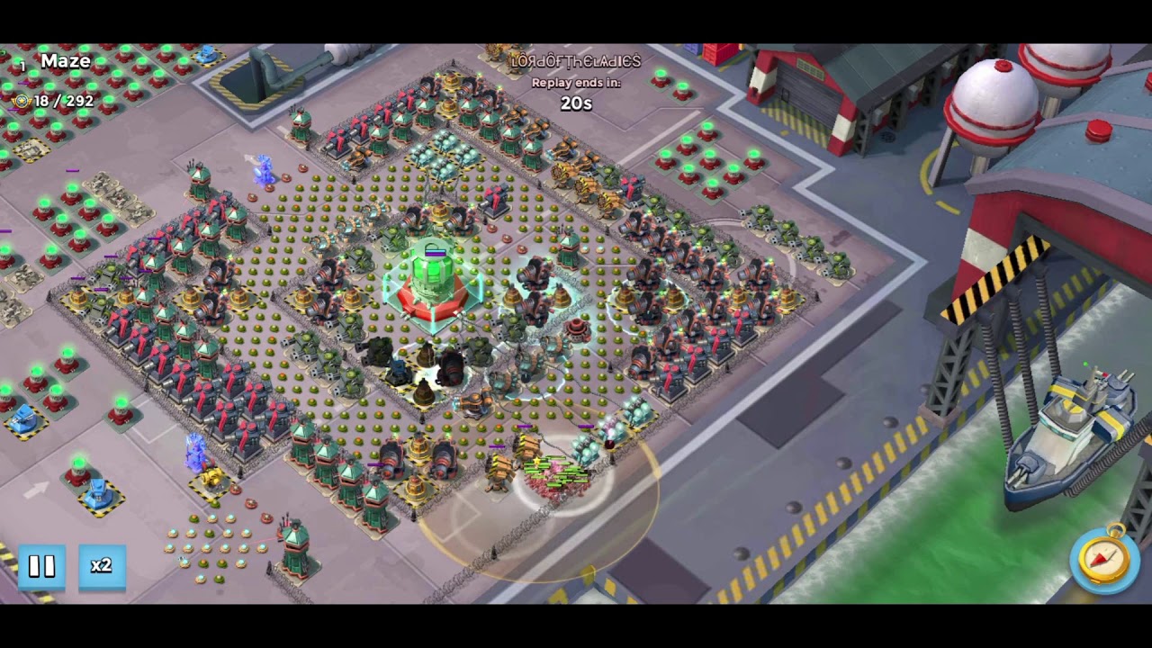 Maze in 4, all hits by Boozer, Forlorn Hope (Boom Beach)