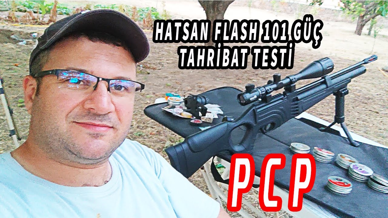 PCP HAVALI TÜFEK HATSAN FLASH 101 GÜÇ TAHRİBAT TESTİ