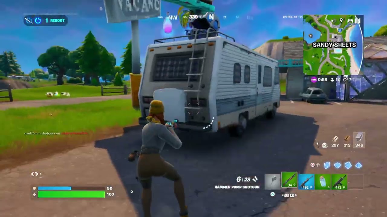 Playin fortnite  every day till i get better day 1