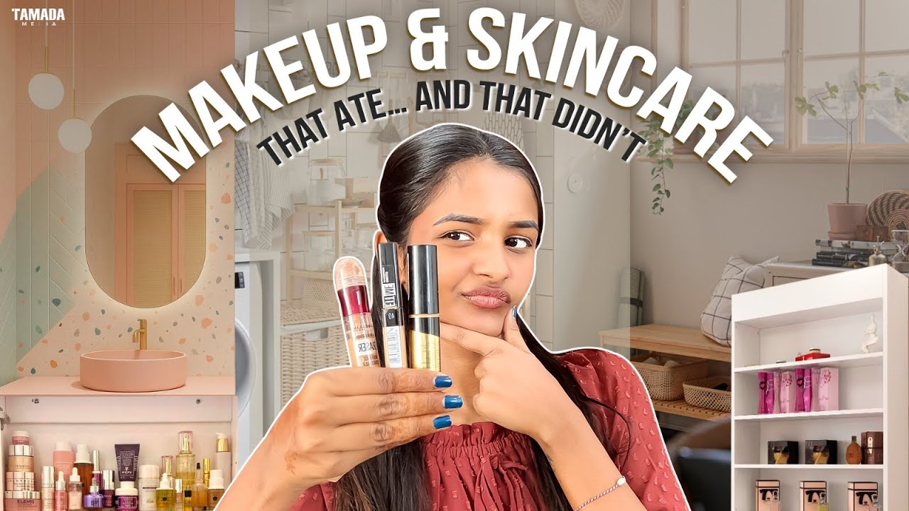 Makeup & Skincare That Ate… and That Didn’t 🤍 II Telugu vlog II #skincare @Sahasrahoney