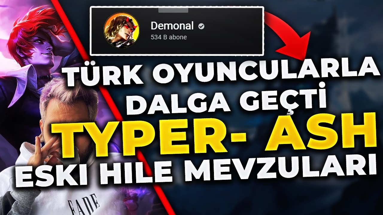 T&Uuml;RKLERLE DALGA GE&Ccedil;EN MOBİLE LEGENDS YTBR'I | MLBB ESKİ HİLE MEVZULARI | TYPER ASH | EN İYİ MONTAGE
