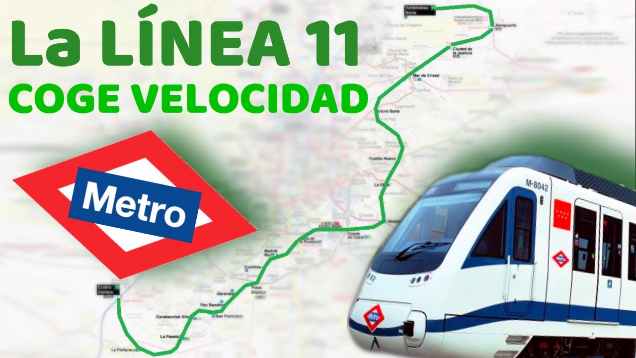 ⏩Las OBRAS de la L11 del Metro de MADRID Suman ETAPAS ⏪  Ampliaciones red / Barajas / Atocha