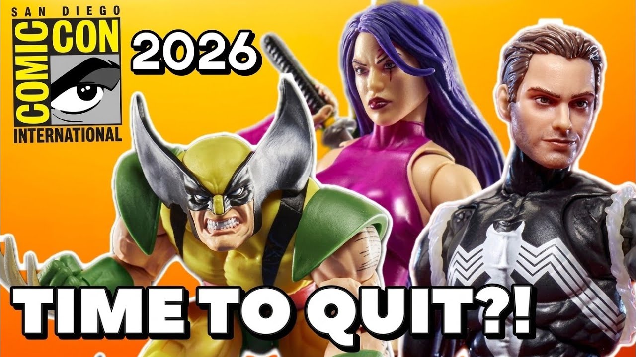 Анонсы Marvel Legends на SDCC 2026! Симбиот Человек-паук, Marvel Games, Человек-крот и Люди Икс
