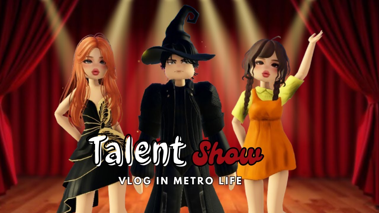 Talent Show in Metro Life 🎀 | Vlog in Metro Life | Life Inside Roblox