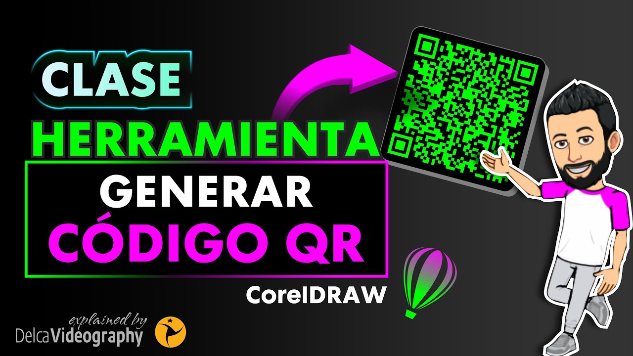 💚 Tutorial ▶ Herramienta CÓDIGO QR en CorelDRAW @DelcaX