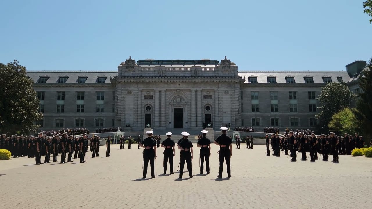 USNA Noon Meal Formation 4/21/2023