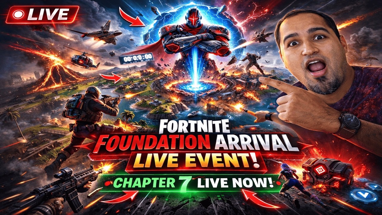 🔴 NEW Fortnite Foundation Arrival LIVE Event SOON! (Chapter 7 LIVE) #shorts #fortnite