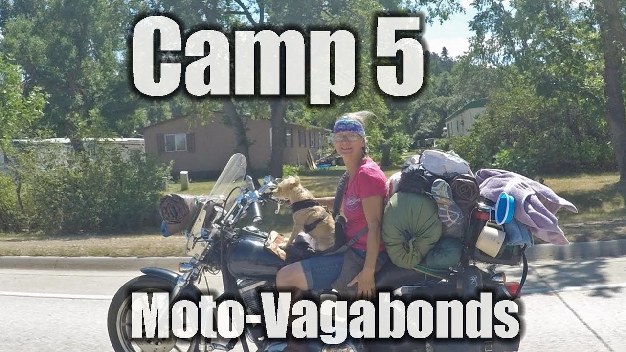 Motorcycle Vagabonds - Camp 5 in the National Forest