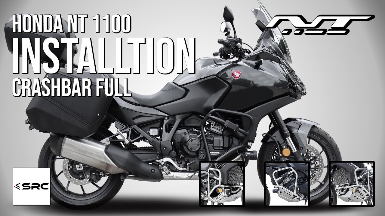 INSTALLTION CRASH BAR FOR HONDA  NT1100 [SRC OFFICIAL]
