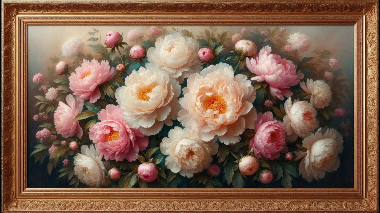 4K Cinematic Elegance | Pure Luxury Aesthetics | Floral Wall Art