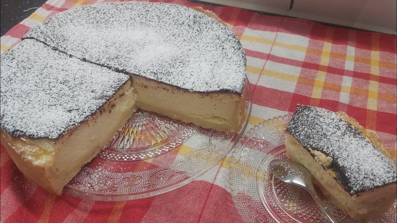 tarte au fromage blanc كيكة بالجبن الأبيض