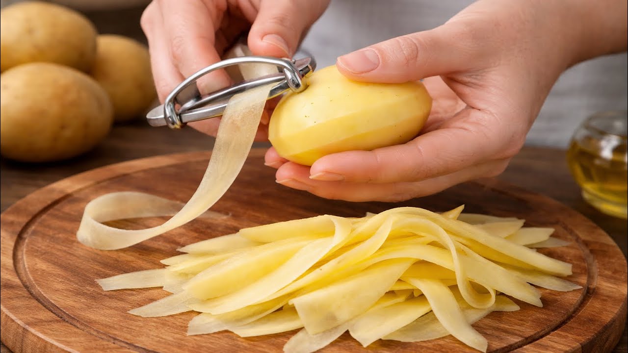 Potatoes for dinner in 10 minutes. I have never eaten anything tastier