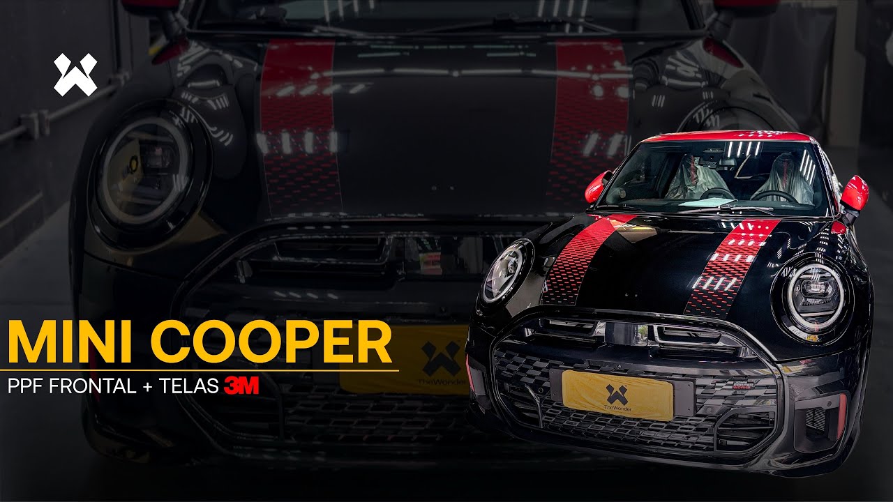 MINI COOPER - KIT PPF 3M FRONTAL + TELAS - THE WONDER CAR SERVICE