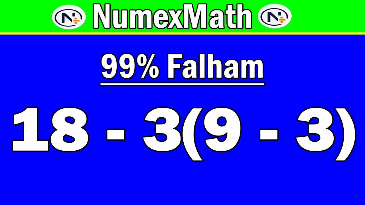 99% falham nesse problema simples de matemática #5