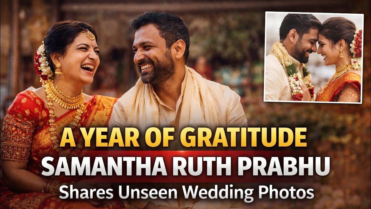A Year of Gratitude: Samantha Ruth Prabhu Shares Unseen Wedding Photos Inside Her Quiet Celebration
