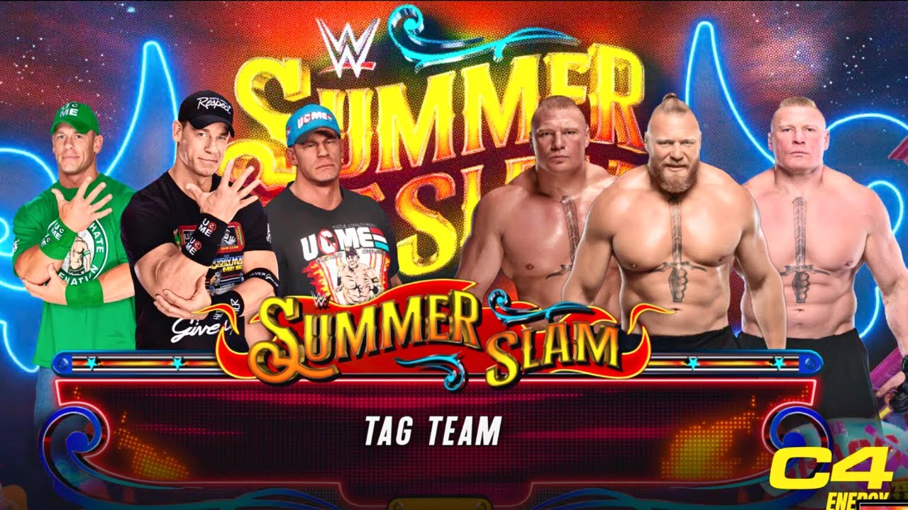 Can 3 Different John Cena Defeat 3 Brock Lesnar WWE 2K23 Gameplay