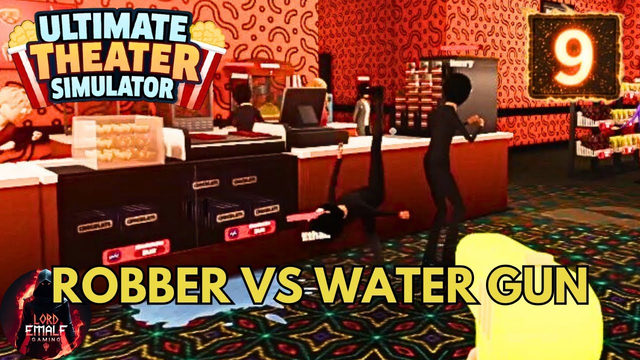 Robber vs Water Gun! | Ultimate Theater Simulator Episode 9.