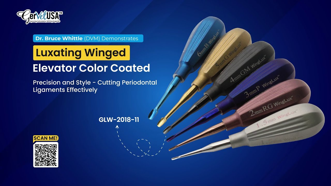 Dr. Bruce Whittle Demonstrates the Luxating Winged Set | Veterinary Dentistry by GerVetUSA