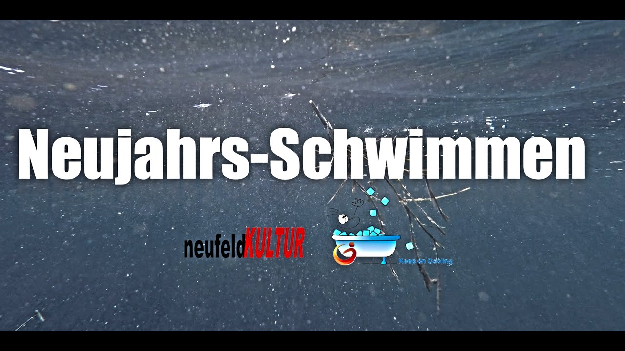 Neujahrs-Schwimmen am Neufelder See 1.1.2020