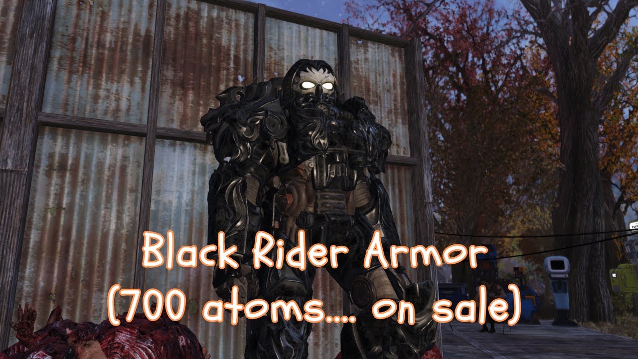 Black Rider power armor .... skin on sale 14th May (Fallout 76)