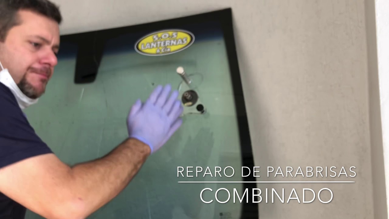 Passo a passo reparo Parabrisas kit SOS LANTERNAS