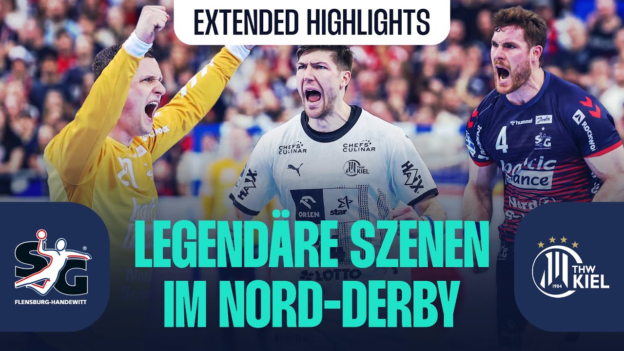 Heißer KAMPF um die Champions-League-Plätze I Extended Highlights @SGFleHa vs. @thwhandballkiel