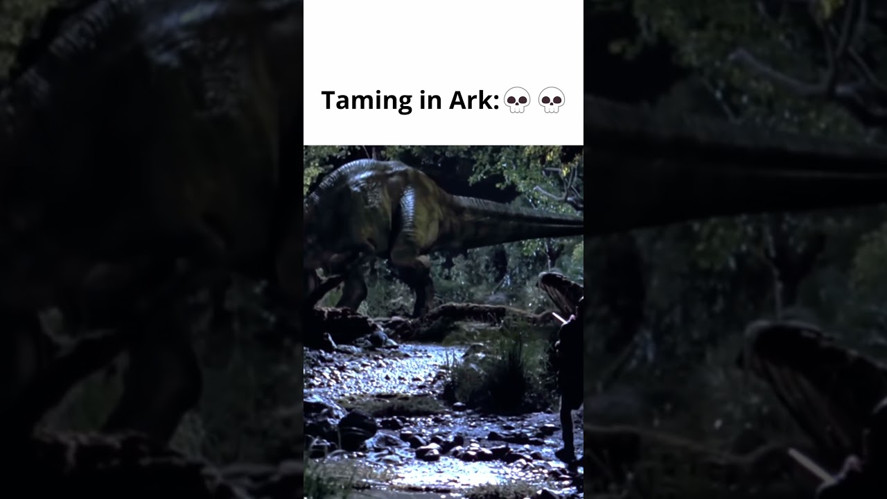 Taming in ARK be like:💀💀  #ark #meme #funny #arkascended #dinosaur #arksurvivalevolved #taming