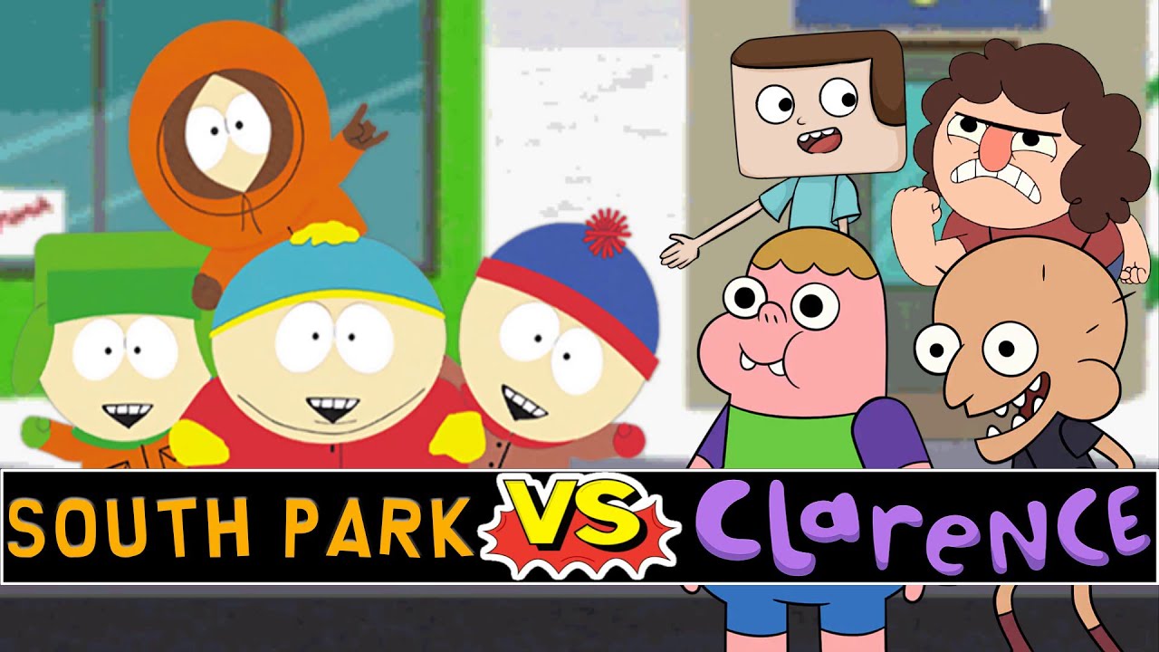 M.U.G.E.N. Battles | Stan/Kyle/Cartman/Kenny vs Clarence/Jeff/Sumo/Belson | South Park vs Clarence