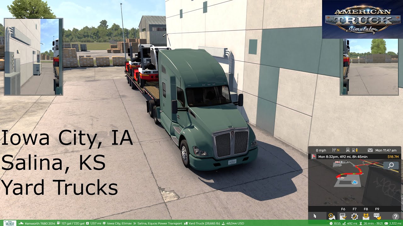American Truck Simulator - Iowa City, IA - Salina, KS